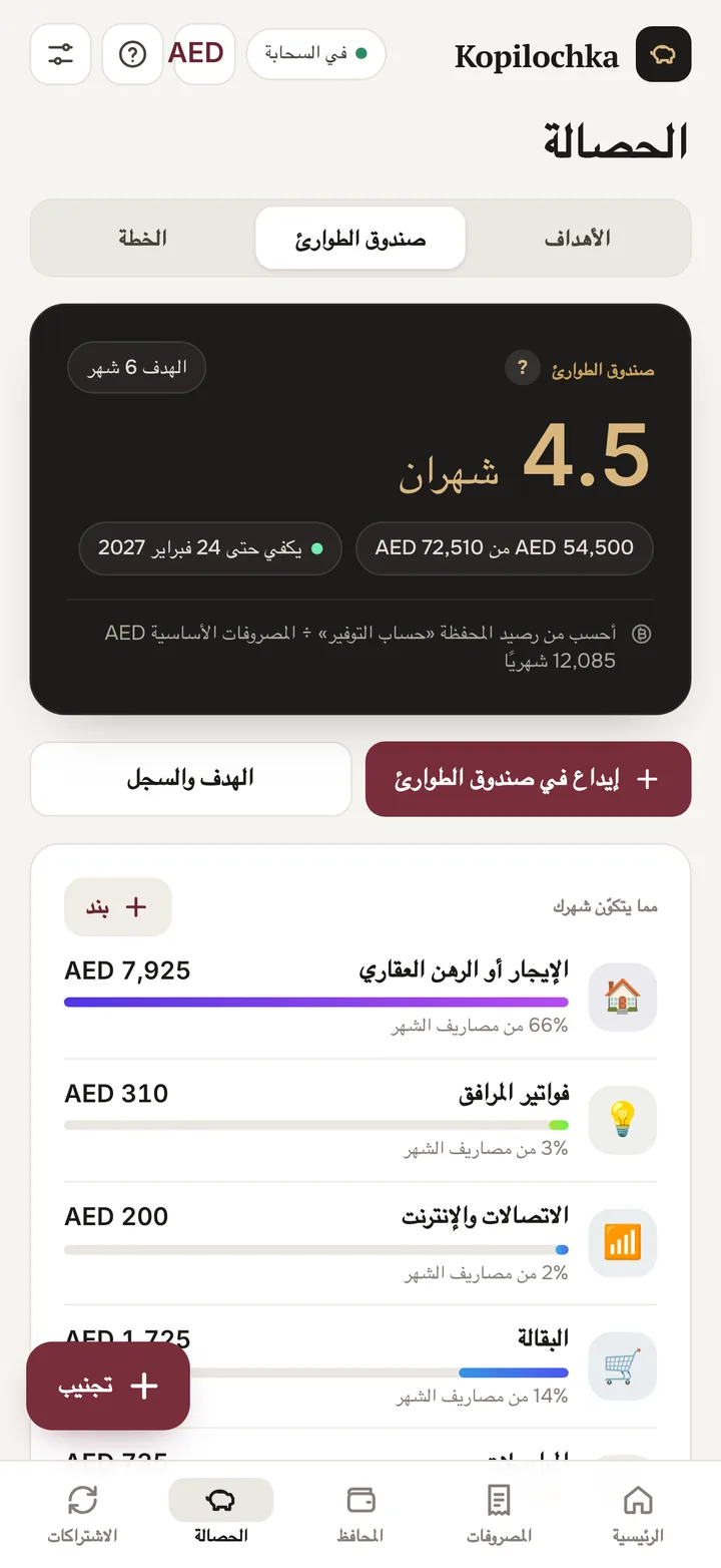 شاشة الوسادة: كم سنة سيكفيك المال