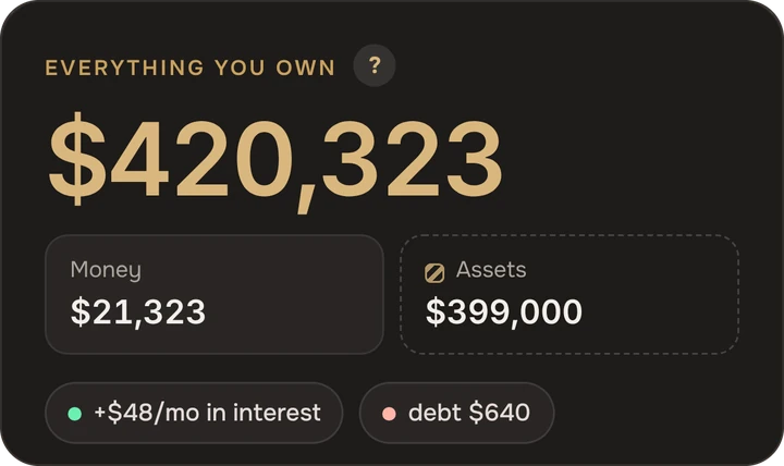 How much do I have in total