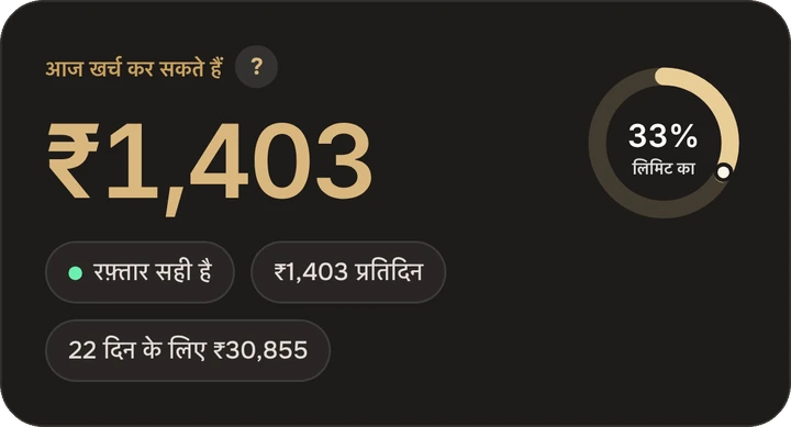 आज खर्च कर सकते हैं